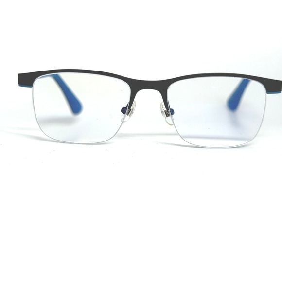 Prodesign Denmark Race 4 c6131 51[]18 145 Black Blue Half Rim Eyeglasses 21174
